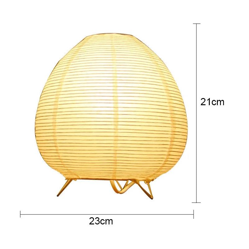 PAUL– RICE PAPER LANTERN LED LAMP