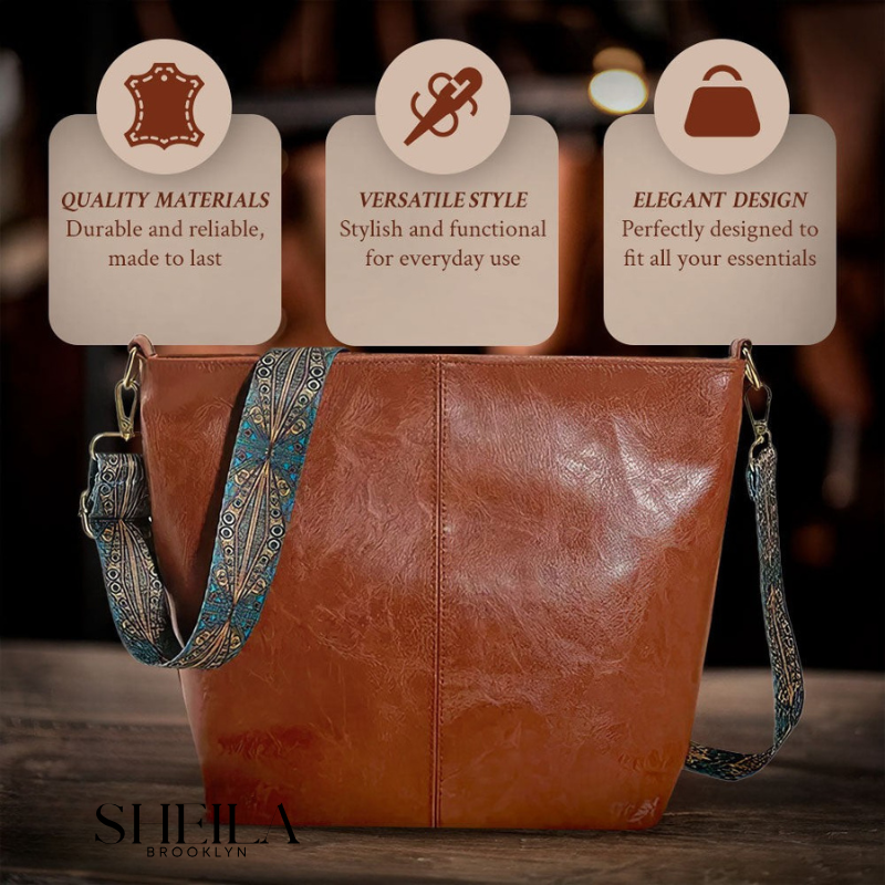 BRIDGET – VINTAGE LEATHER SHOULDER BAG