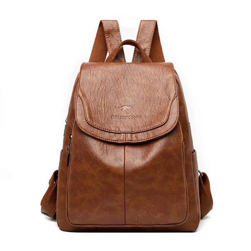 AMELIA – LEATHER BACKPACK