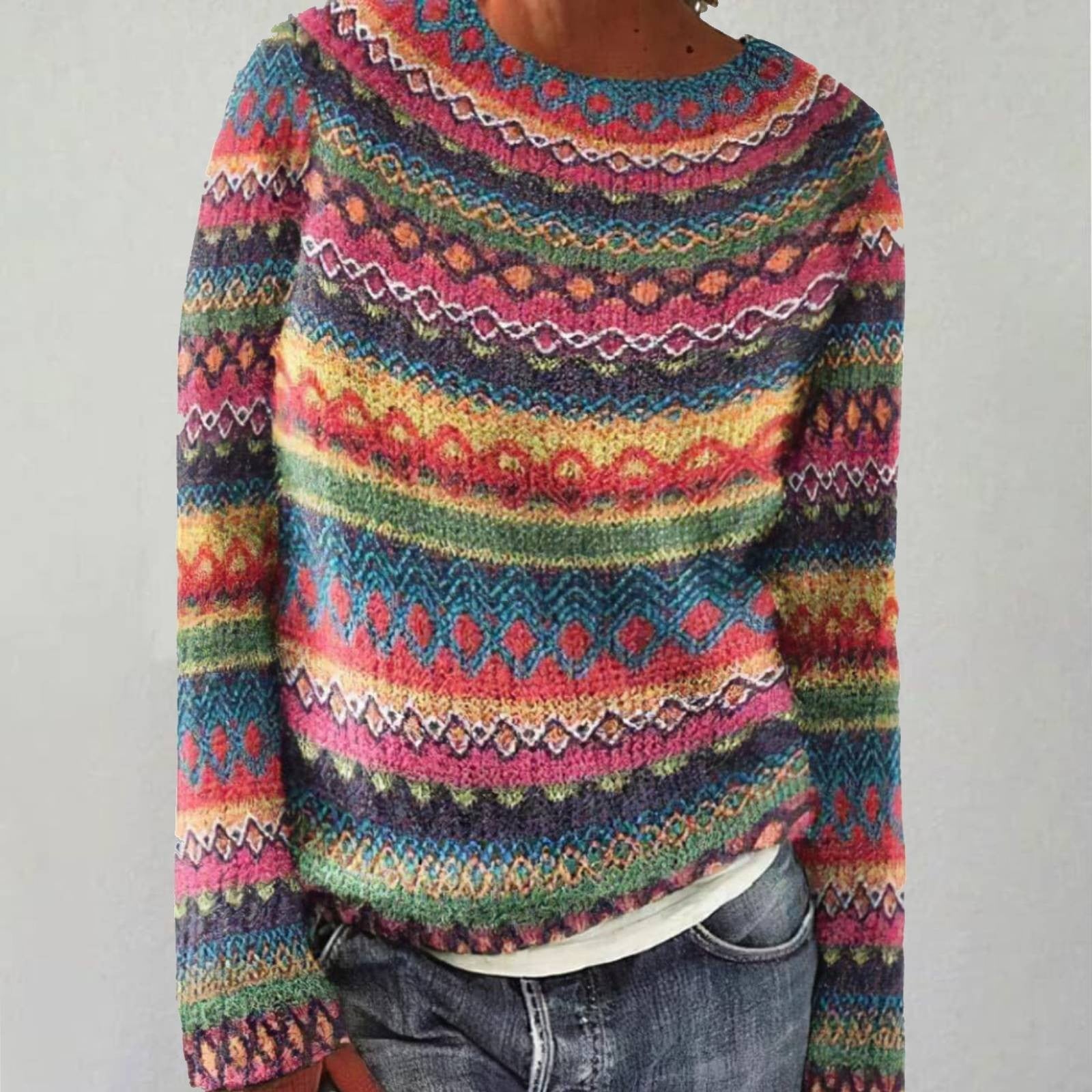 BEATRICE – COZY RETRO SWEATER
