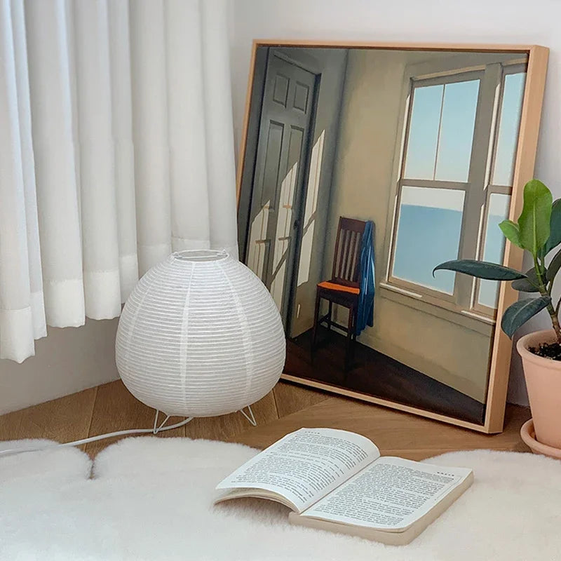 PAUL– RICE PAPER LANTERN LED LAMP