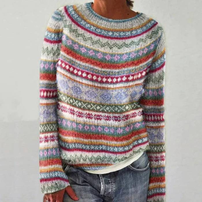 BETH – STYLISH RETRO SWEATER