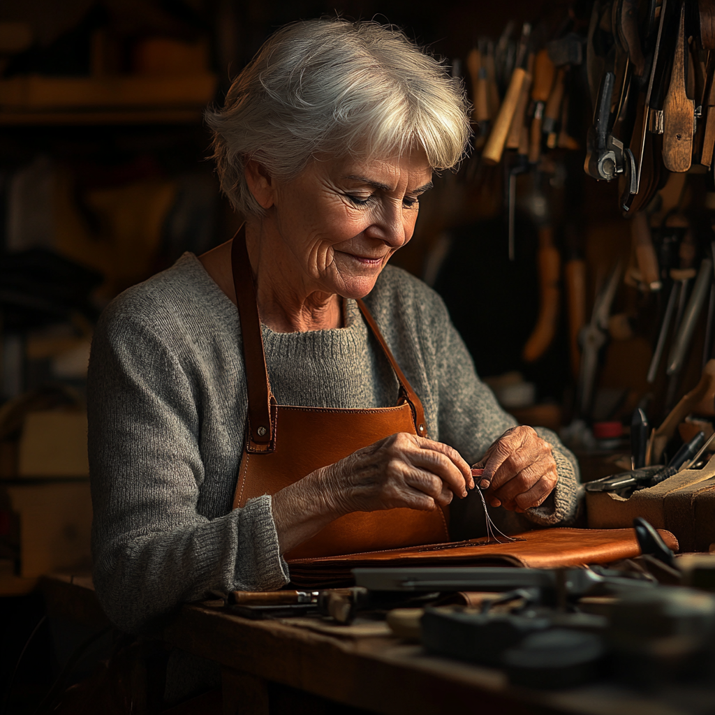 BRIDGET – VINTAGE LEATHER SHOULDER BAG