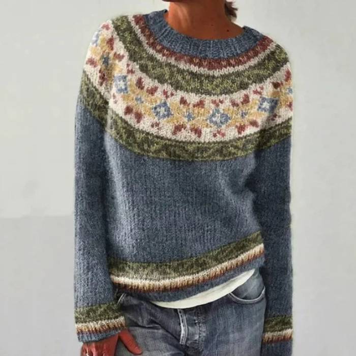 ELANOR – STYLISH RETRO SWEATER